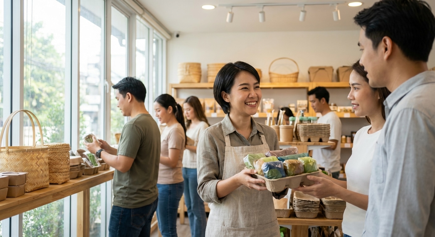 เทรนด์แพ็กเกจจิ้ง 2026: งานพิมพ์รักษ์โลก มัดใจลูกค้า SME - 2026-eco-friendly-packaging-printing-trend