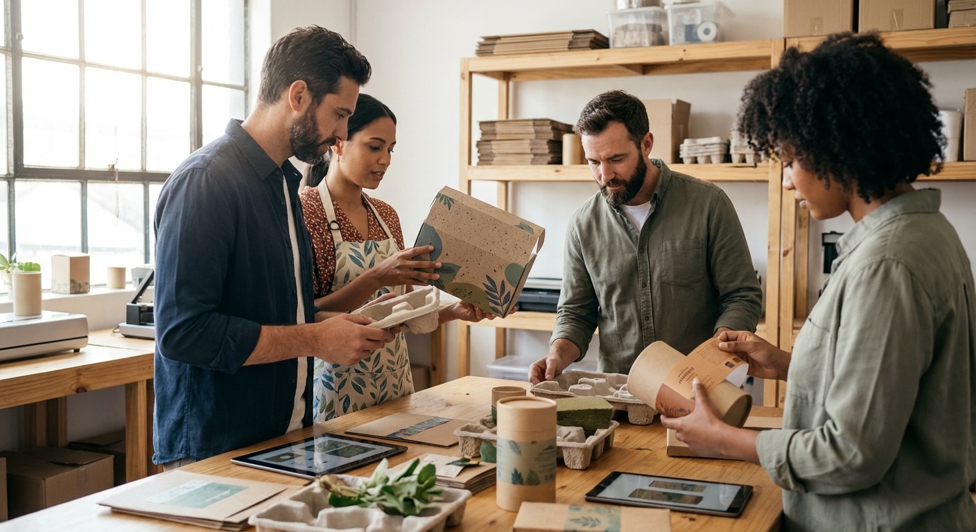 เทรนด์สิ่งพิมพ์ 2026: แพคเกจจิ้งรักษ์โลก โอกาสทองของ SME - 2026-eco-friendly-packaging-trend