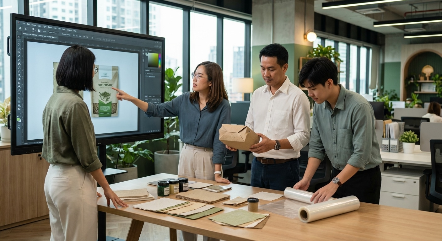 เทรนด์พิมพ์ 2026: แพคเกจจิ้งและฉลากรักษ์โลกมาแรง! - 2026-eco-friendly-packaging-trend