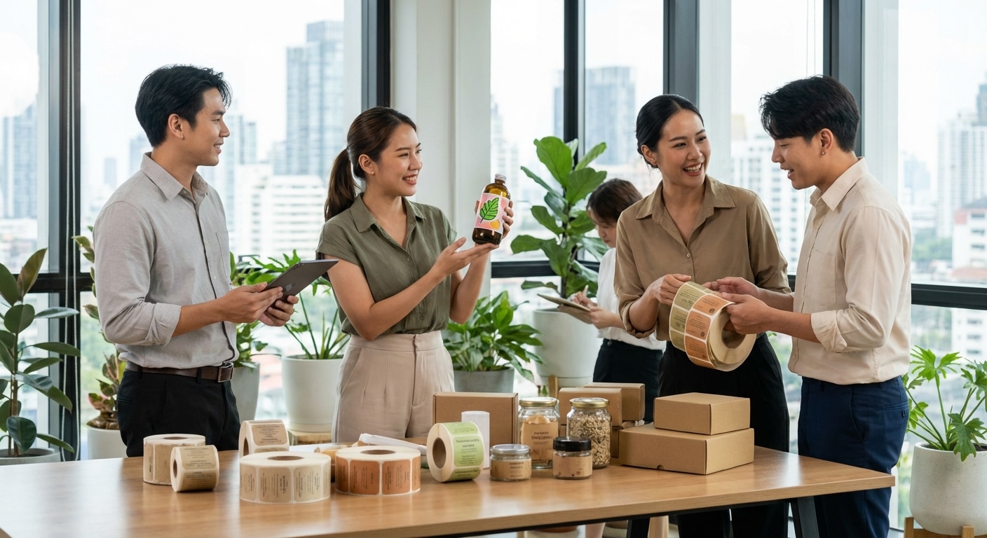 เทรนด์รักษ์โลก 2026: ฉลากย่อยสลายได้ โอกาสทองของ SME - 2026-eco-friendly-printing-trend