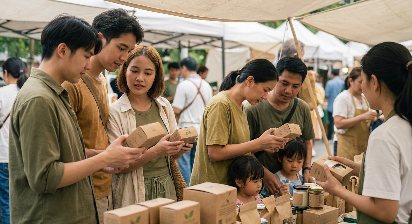 จับตาเทรนด์ออกแบบแพคเกจจิ้ง 2026! ฉลากรักษ์โลกมาแรง - 2026-eco-packaging-label-trend