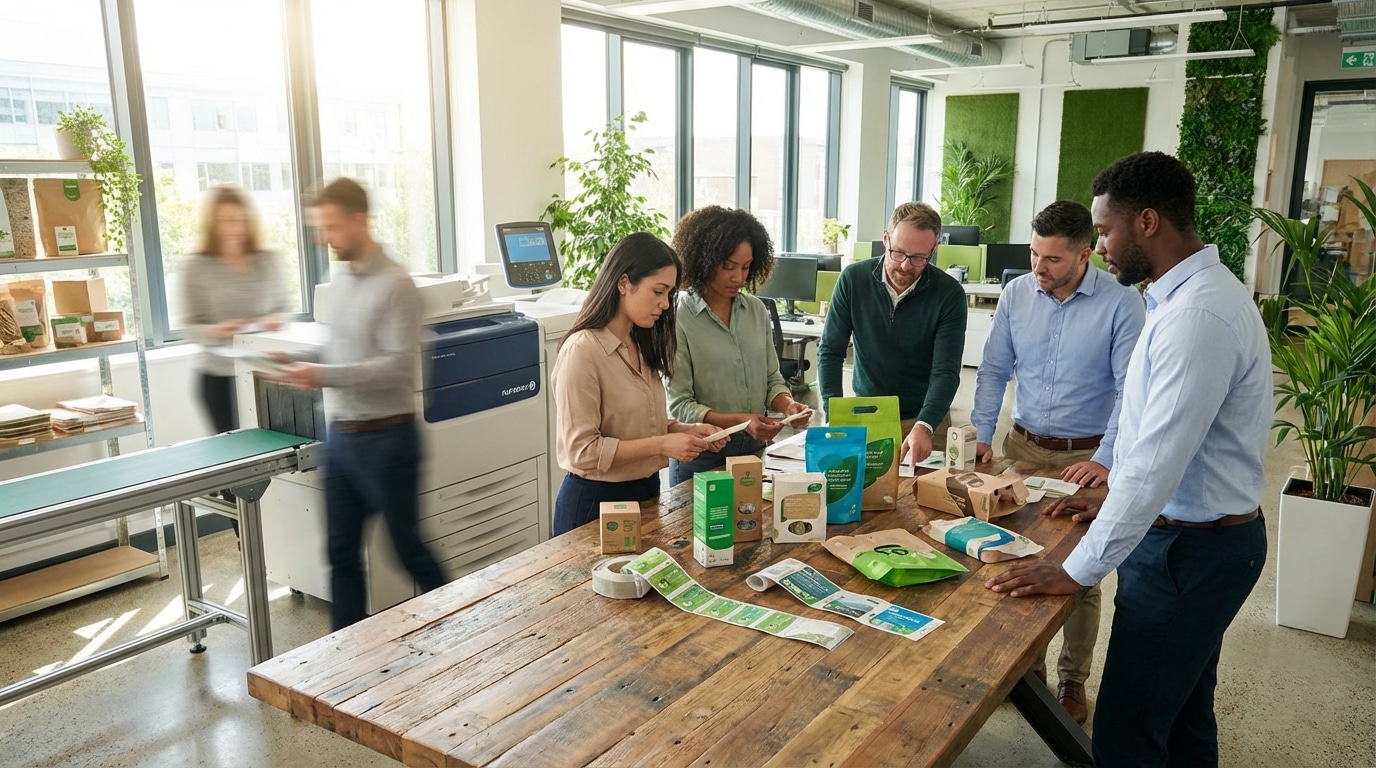 เทรนด์สิ่งพิมพ์ 2026! ฉลากและแพคเกจจิ้งรักษ์โลก - 2026-eco-packaging-label-trend