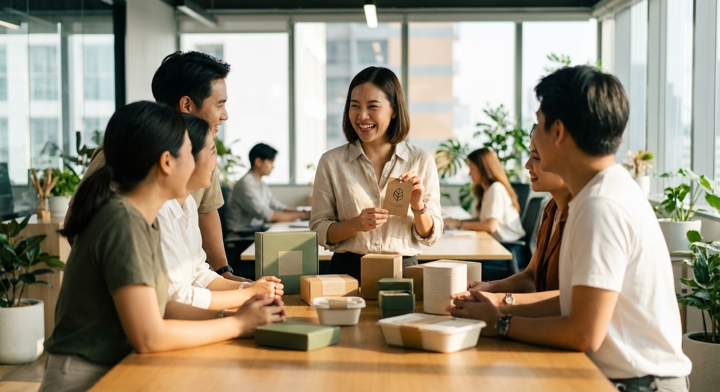 เทรนด์สิ่งพิมพ์ 2026! บรรจุภัณฑ์รักษ์โลกดันยอดขาย SME - 2026-eco-packaging-print-trend