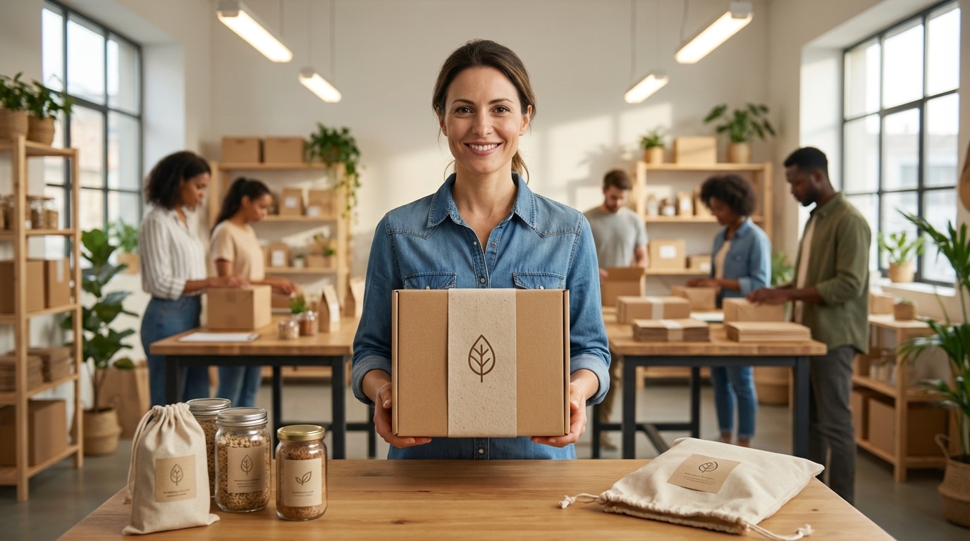 เทรนด์แพ็กเกจจิ้ง 2026! สติ๊กเกอร์รักษ์โลกดันยอดขาย SME - 2026-eco-packaging-sticker-trend