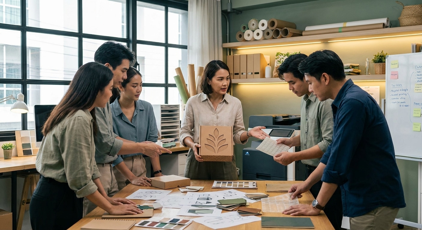 เจาะเทรนด์พิมพ์ 2026: แพคเกจจิ้งรักษ์โลก โอกาสใหม่ SME - 2026-eco-packaging-trends