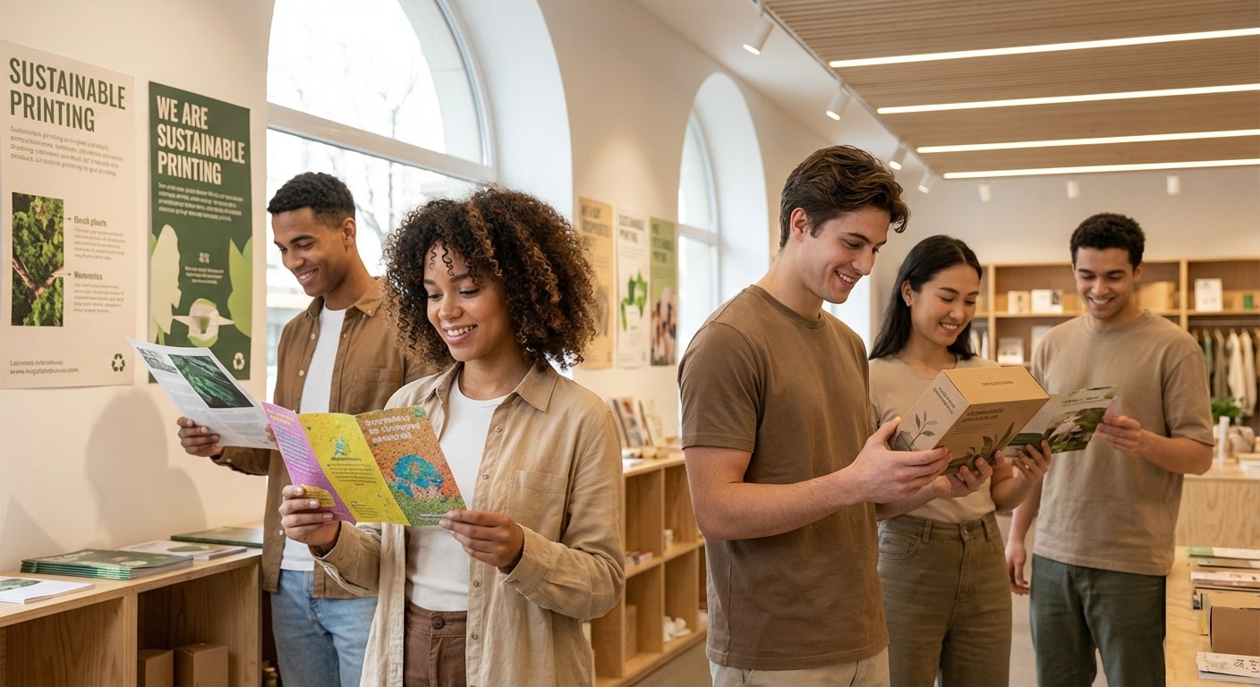 เทรนด์สื่อสิ่งพิมพ์รักษ์โลก 2026 ดึงดูดลูกค้า Gen Z - 2026-eco-printing-sme-trend