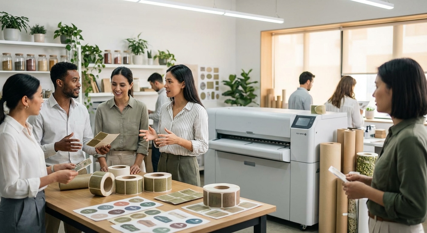 วิเคราะห์เทรนด์สิ่งพิมพ์ 2026: สติ๊กเกอร์รักษ์โลกมาแรง! - 2026-eco-printing-sticker-trend