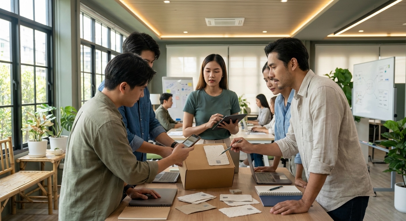 เทรนด์สื่อสิ่งพิมพ์ 2026: ฉลากรักษ์โลกและ Smart Label - 2026-eco-smart-label-trend