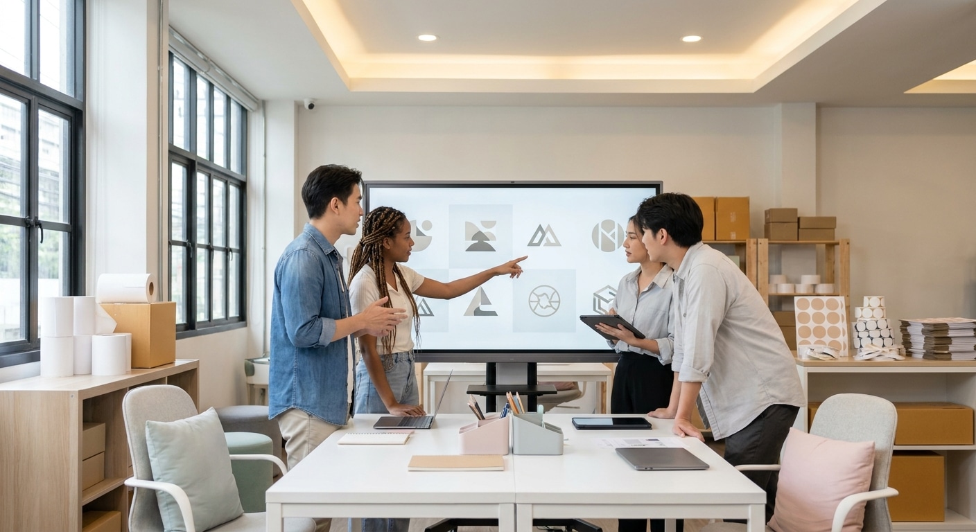 เทรนด์ออกแบบโลโก้ 2026: สไตล์มินิมอลช่วย SME อัปเกรดแบรนด์ - 2026-minimalist-logo-design-trend