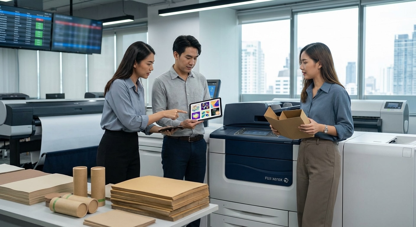 เจาะเทรนด์สิ่งพิมพ์ 2026: นวัตกรรม AI และแพ็กเกจจิ้งรักษ์โลก - 2026-printing-ai-eco-trends