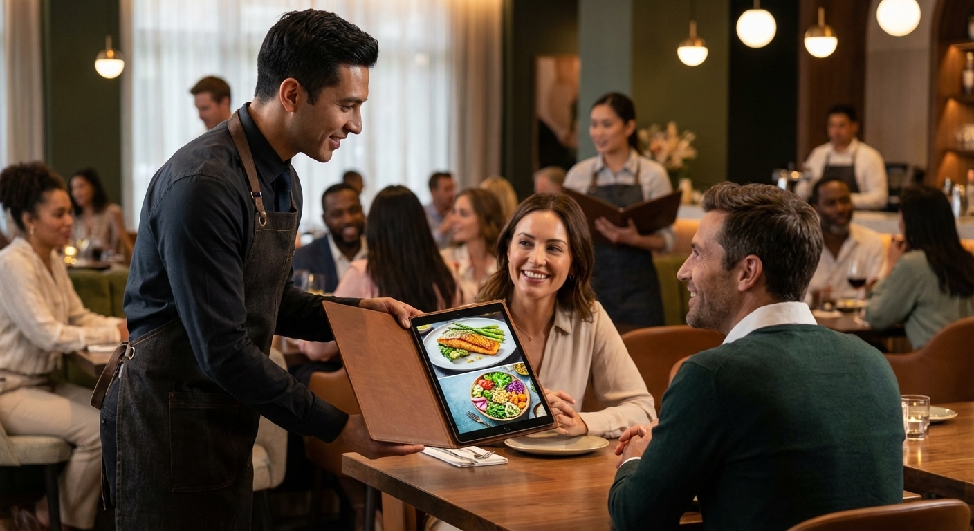 เทคนิคออกแบบเมนูร้านอาหารปี 2026 พิมพ์สีสดชวนหิว - 2026-restaurant-menu-design-tips