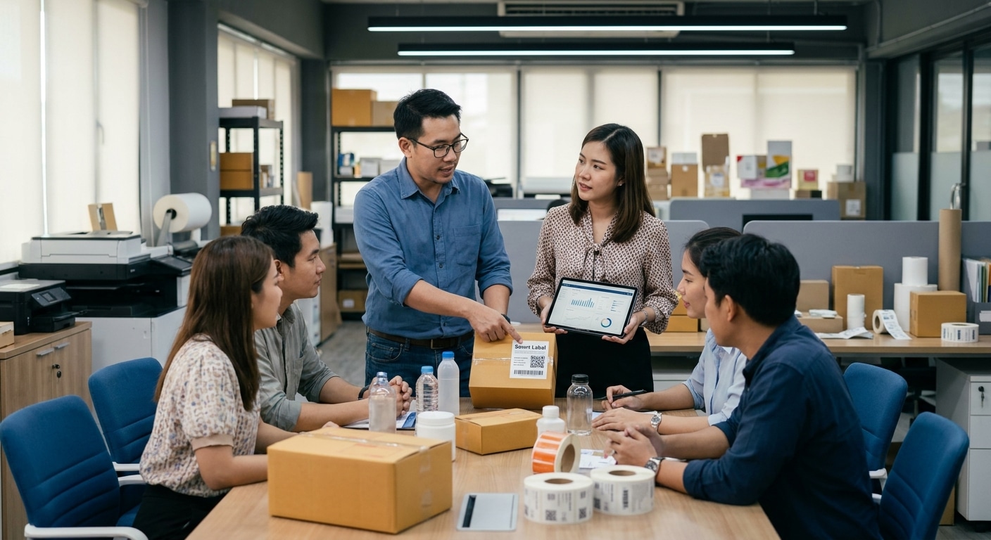 เจาะเทรนด์สิ่งพิมพ์ 2026: นวัตกรรม Smart Label ยกระดับ SME - 2026-smart-label-print-trend