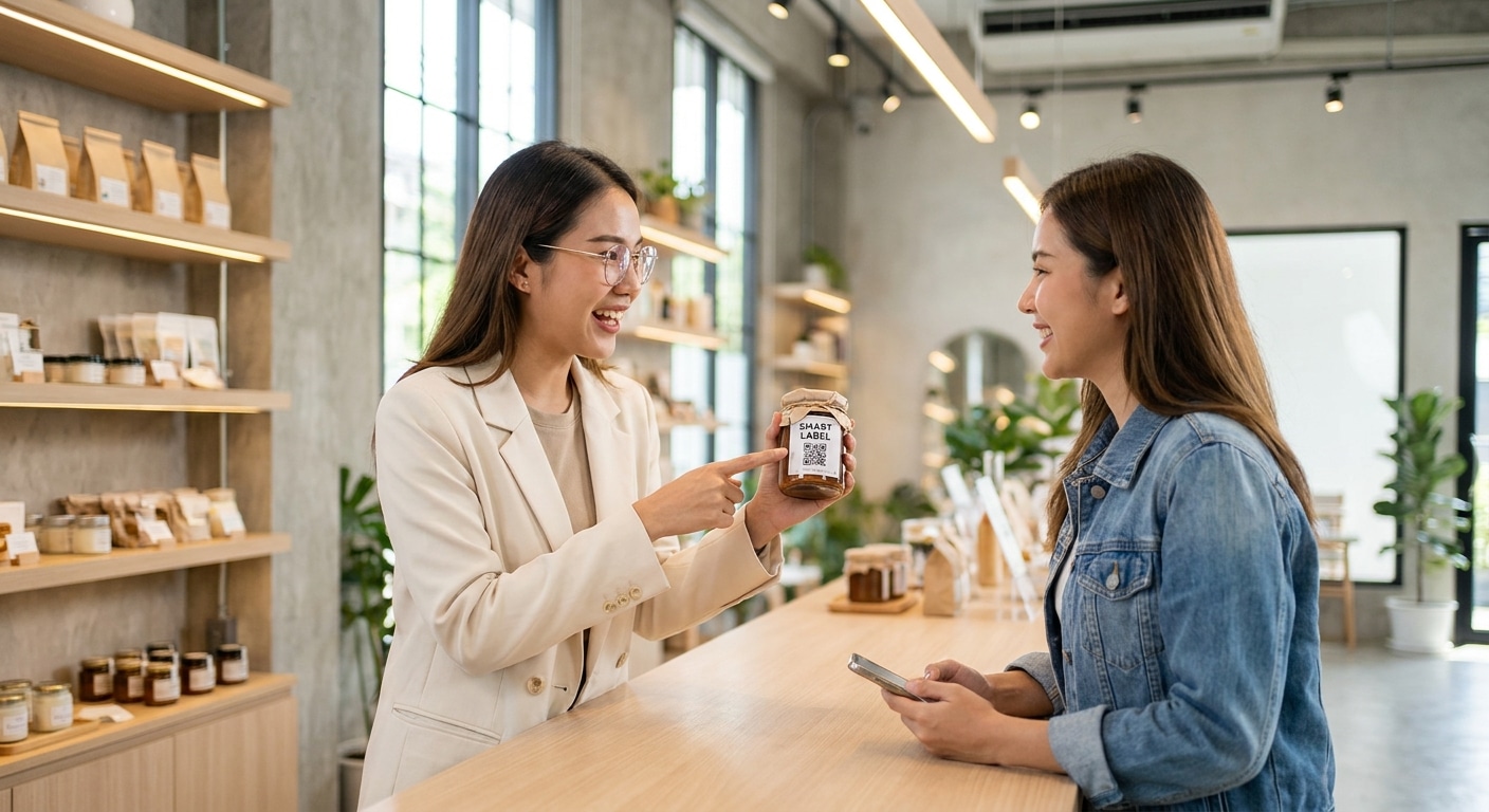 เทรนด์ฉลาก 2026: Smart Label สแกนปุ๊บเพิ่มยอดขายให้ SME - 2026-smart-label-printing-trend