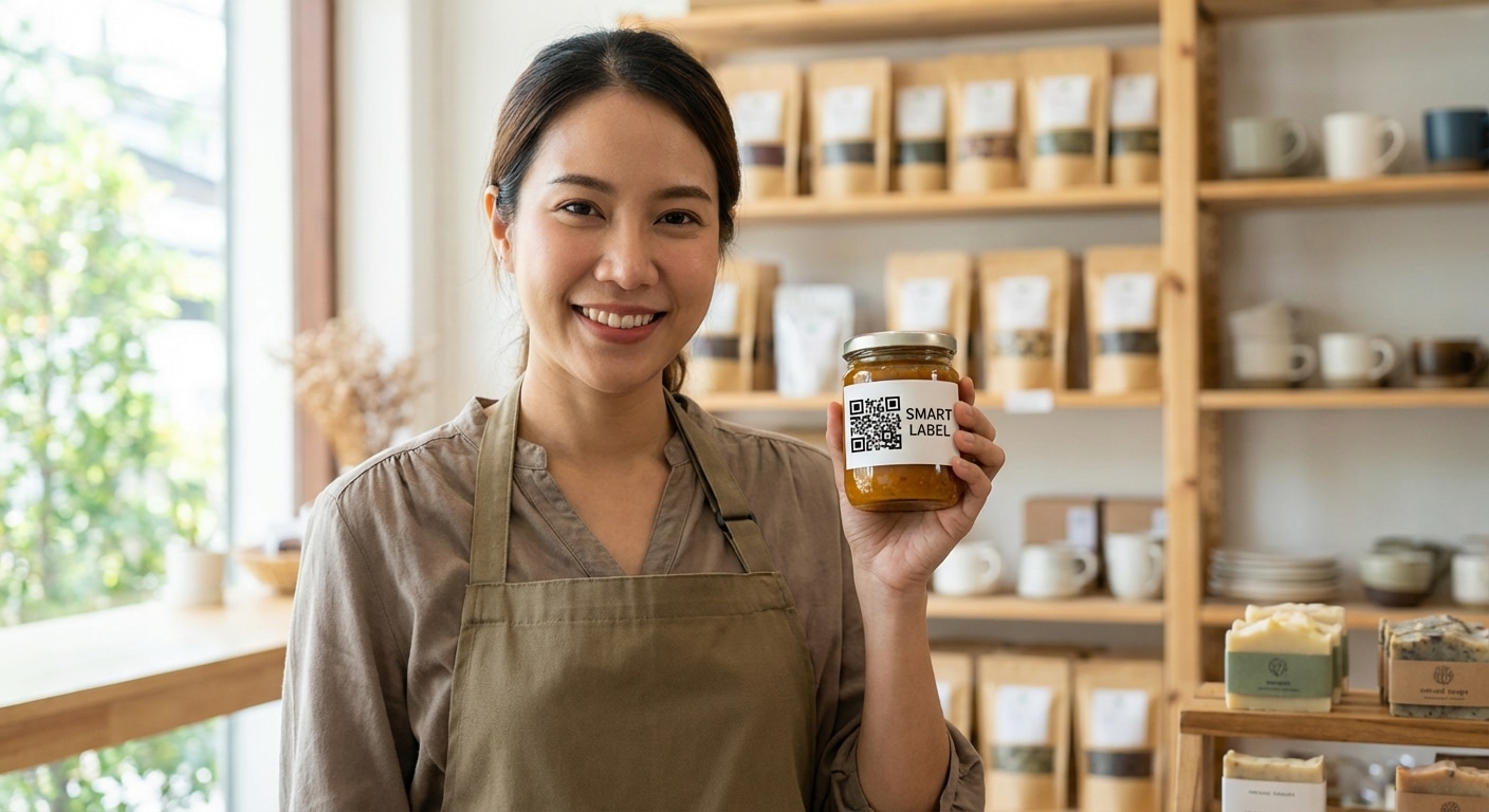 เทรนด์ฉลากสินค้า 2026! พิมพ์คิวอาร์โค้ดเพิ่มยอดขาย - 2026-smart-label-qr-trend