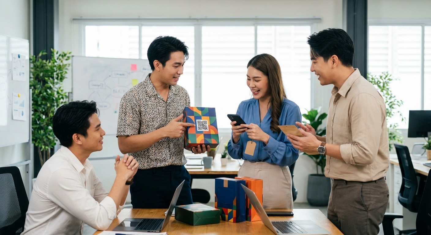 เทรนด์สิ่งพิมพ์ 2026: Smart Packaging พลิกโฉมแบรนด์ SME - 2026-smart-packaging-trend