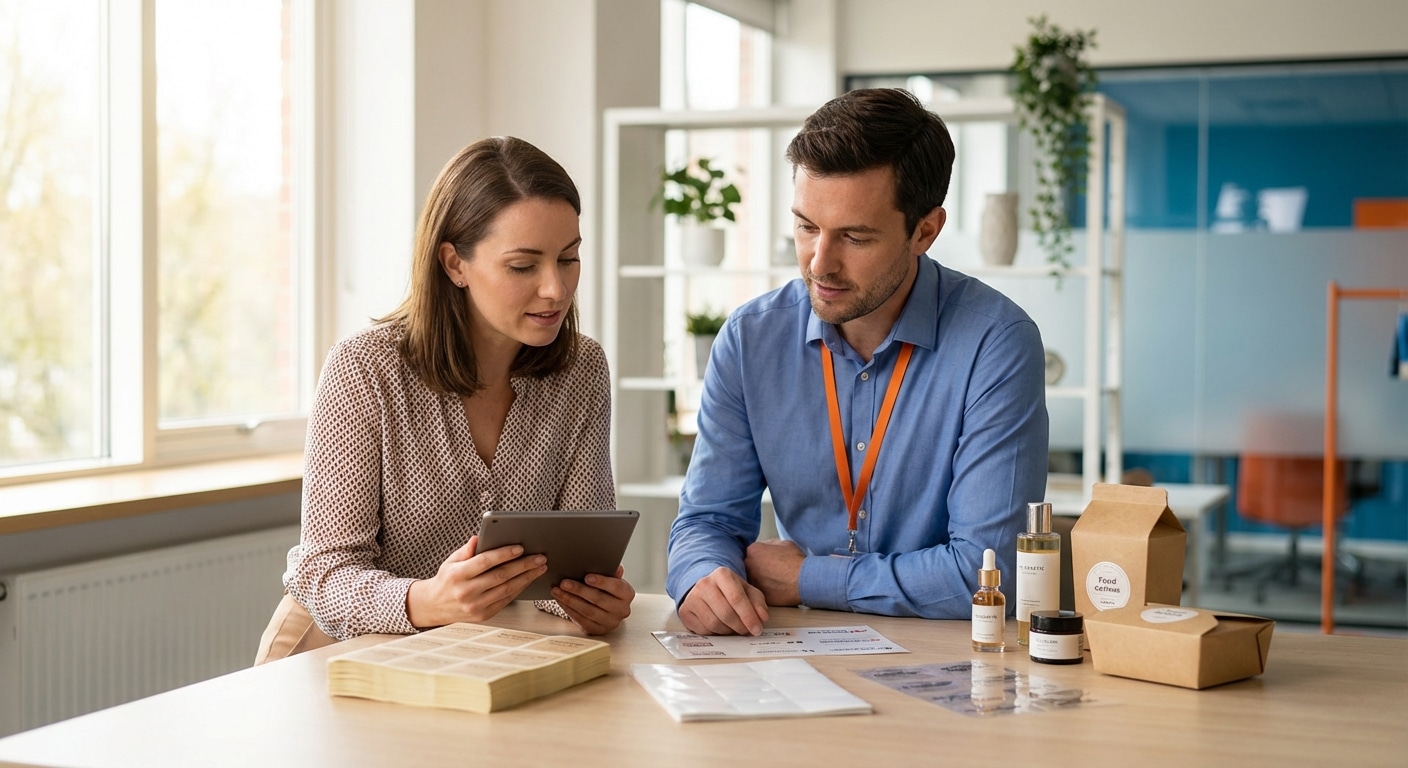 คู่มือ SME: วิธีเลือกสติ๊กเกอร์ฉลากสินค้า 2026 - 2026-sme-sticker-material-guide