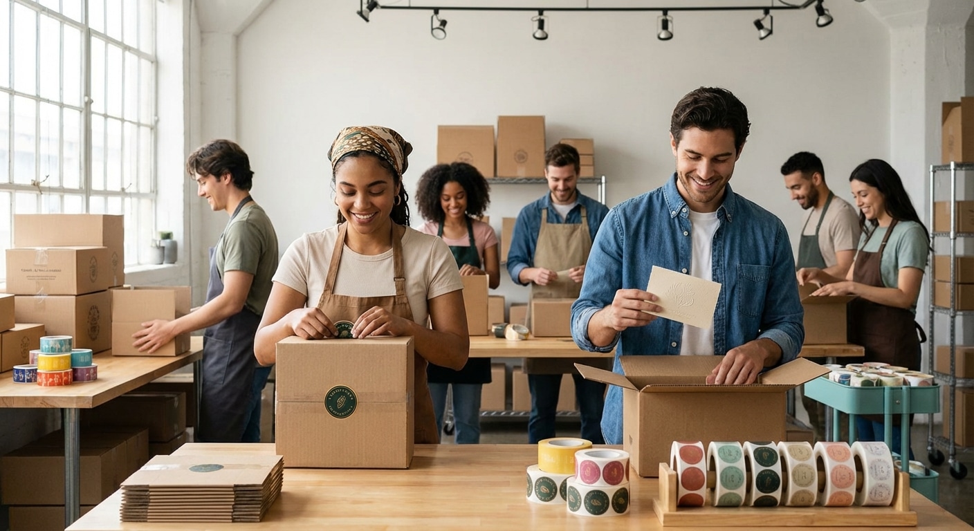 ออกแบบแพ็กเกจจิ้ง 2026 มัดใจลูกค้าด้วย Unboxing Experience - 2026-unboxing-packaging-design-sme