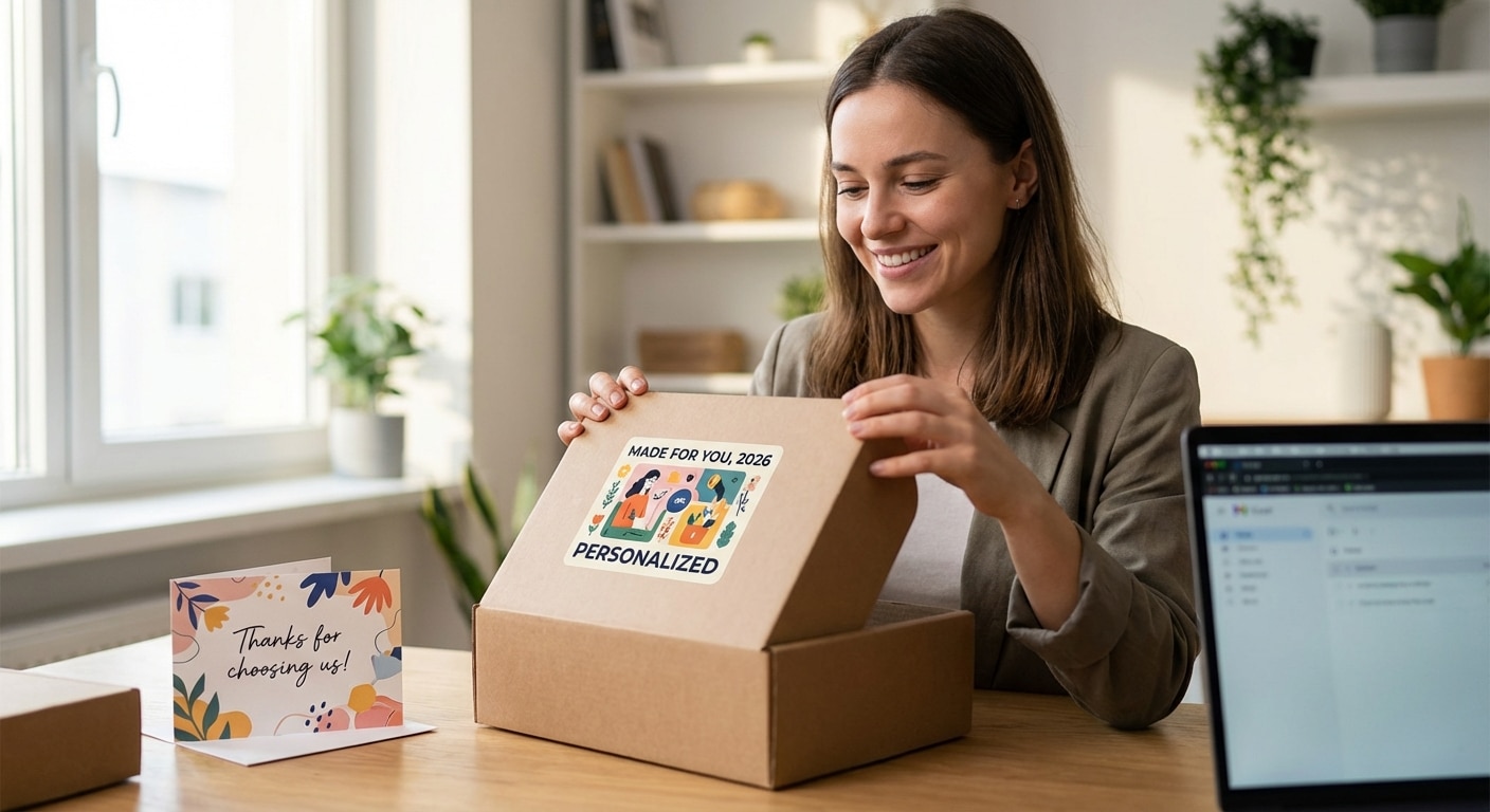 ออกแบบสติ๊กเกอร์และนามบัตร สร้าง Unboxing Experience 2026 - 2026-unboxing-sticker-design