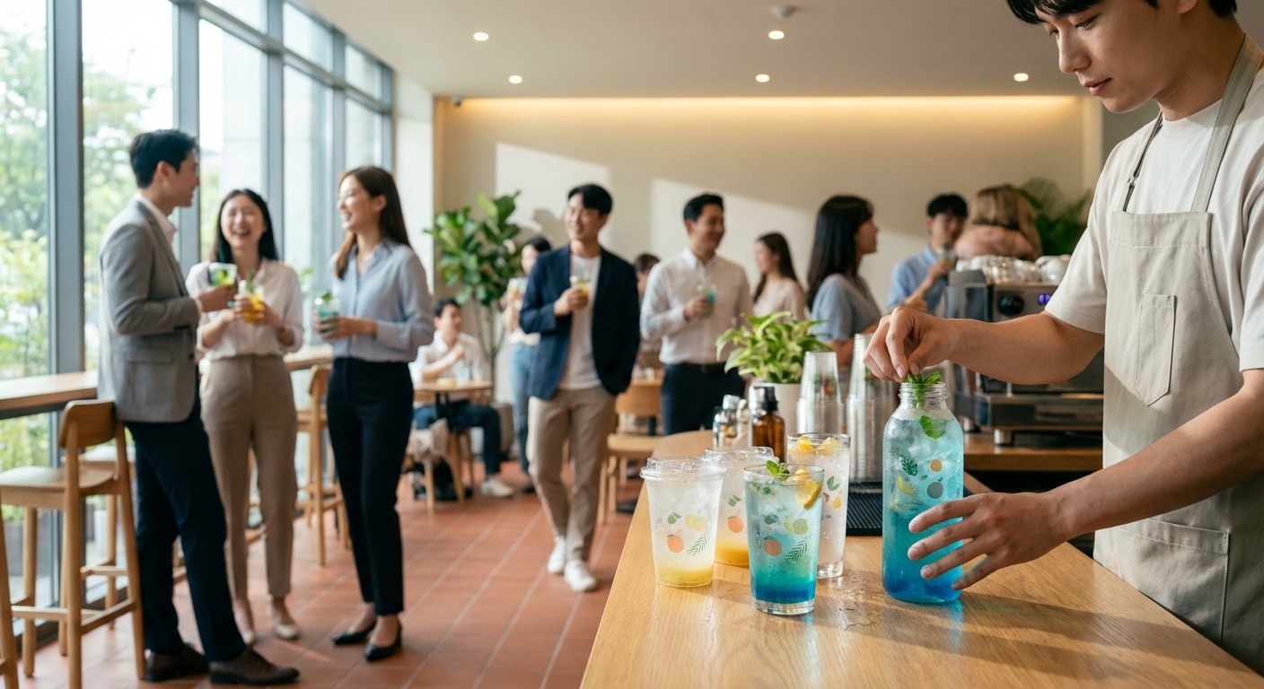 พิมพ์สติ๊กเกอร์กันน้ำ 2026 อัปเกรดแพ็กเกจจิ้งเครื่องดื่ม - 2026-waterproof-sticker-beverage