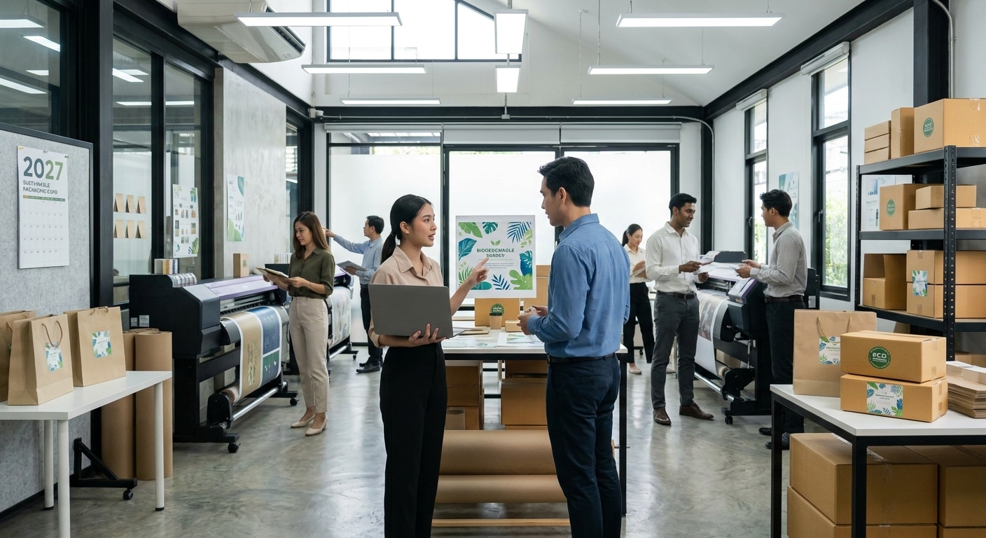 วิเคราะห์เทรนด์สื่อสิ่งพิมพ์ 2027: งานพิมพ์รักษ์โลกมาแรง - 2027-eco-friendly-printing-trend