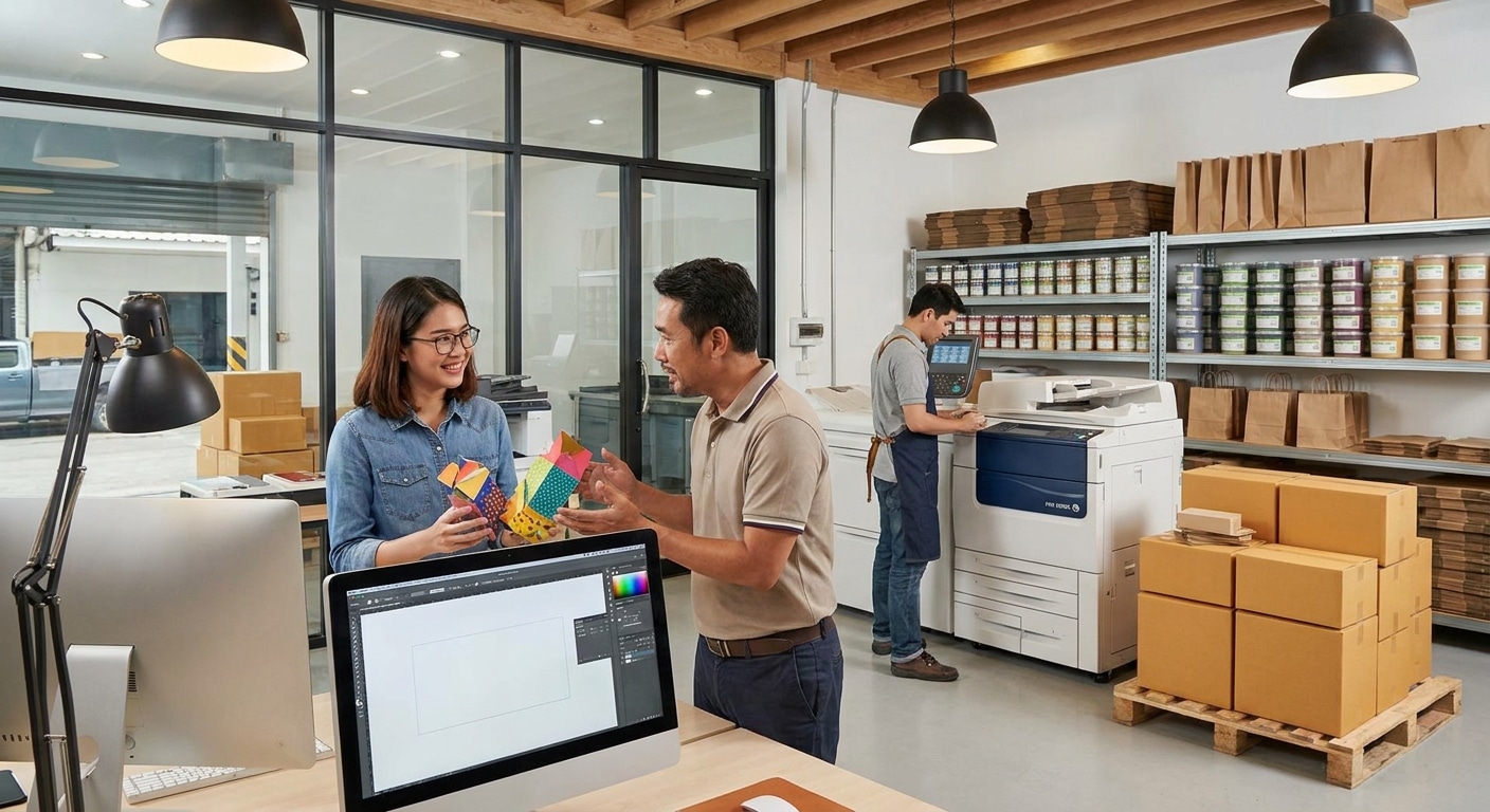 เทรนด์สิ่งพิมพ์ 2027: หมึกรักษ์โลกเพื่อบรรจุภัณฑ์ SME - 2027-eco-friendly-printing-trend