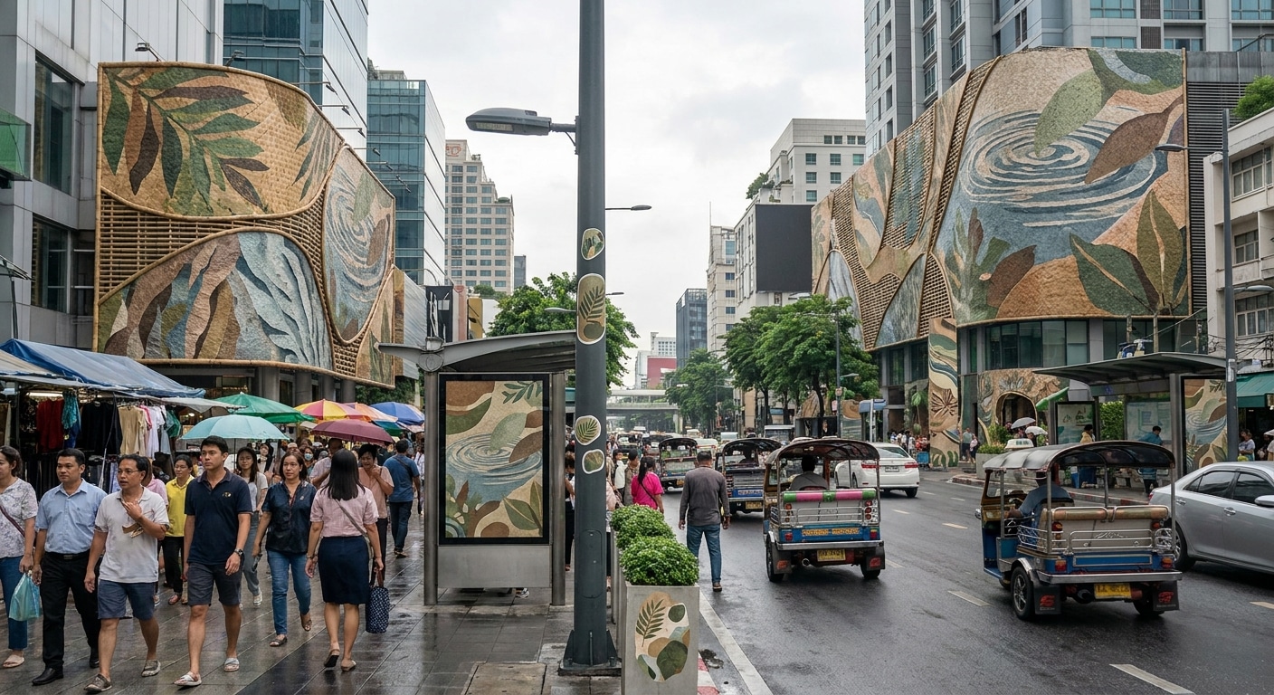 เทรนด์ป้ายโฆษณาปี 2027: วัสดุพิมพ์รักษ์โลกกำลังมาแรง - 2027-eco-signage-printing-trend