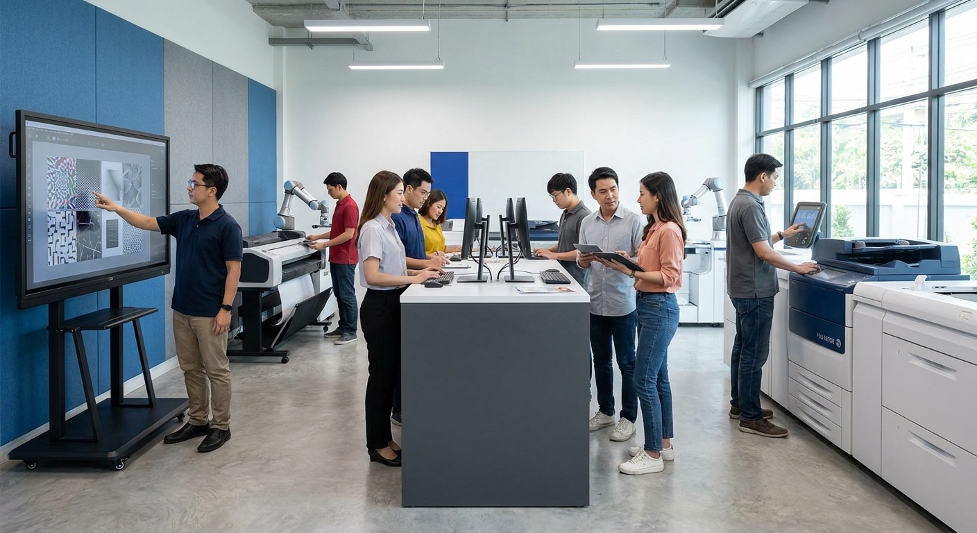 จับตาเทรนด์ปลายปี 2026 AI พลิกโฉมวงการออกแบบสิ่งพิมพ์ - ai-design-printing-trends-2026