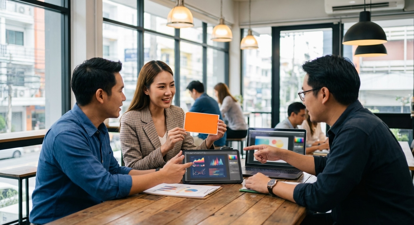 เทรนด์ออกแบบสื่อ 2026: AI พลิกโฉมสร้างแบรนด์ SME ให้โตไว - ai-design-trend-sme-2026