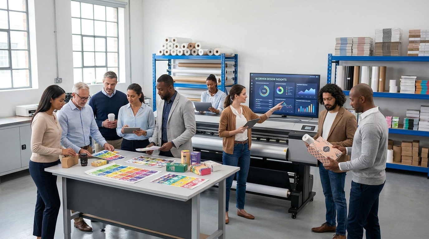 เทรนด์สิ่งพิมพ์ 2026: AI พลิกโฉมวงการแพ็กเกจจิ้ง SME - ai-packaging-printing-trend-2026