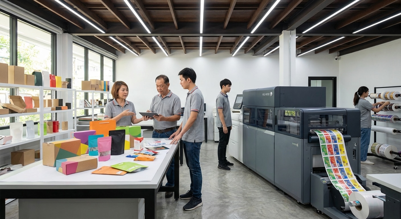 เทรนด์สิ่งพิมพ์ 2026! AI พลิกโฉมแพ็กเกจจิ้ง SME ไทย - ai-packaging-trend-sme