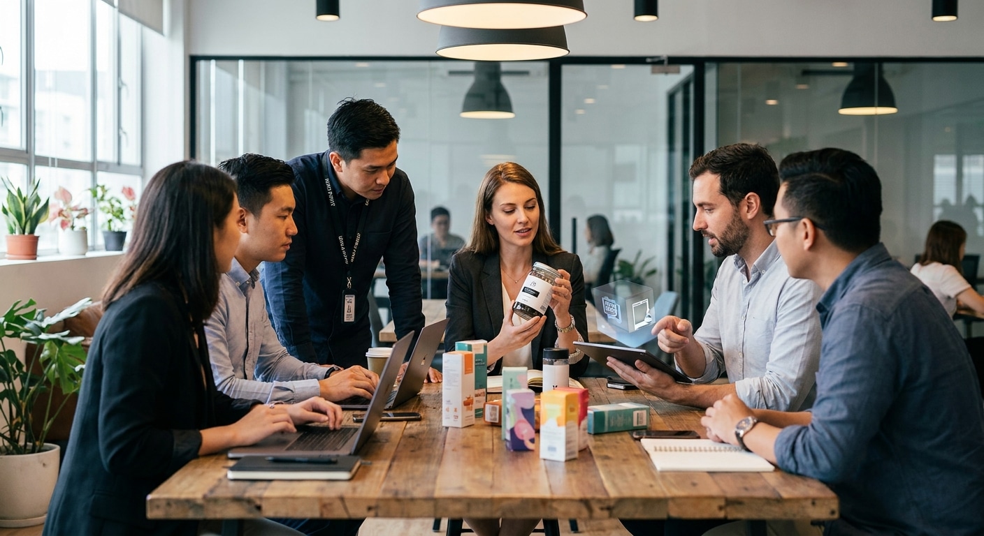 เทรนด์สิ่งพิมพ์ 2026: ฉลากสินค้า AR ยกระดับแบรนด์ SME - ar-label-packaging-trend-2026