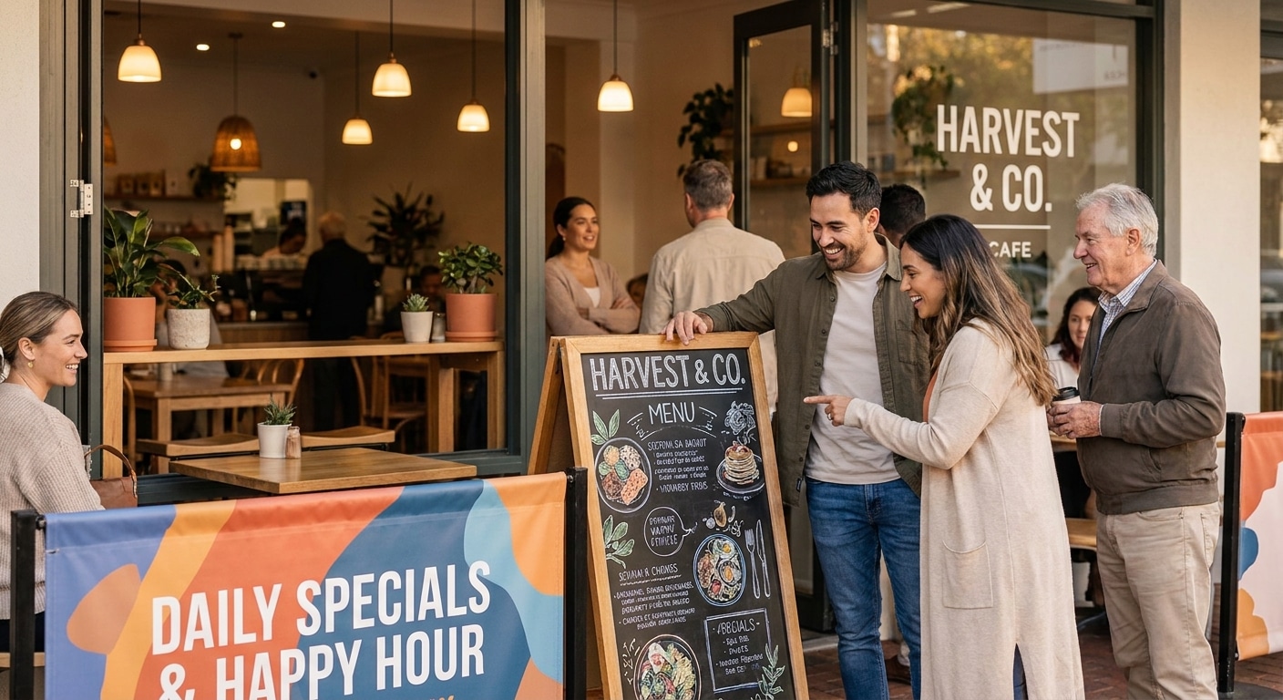 ทริคดึงลูกค้าเข้าร้านคาเฟ่ ด้วยป้ายโฆษณาและเมนูสุดปัง - boost-cafe-sales-with-signage