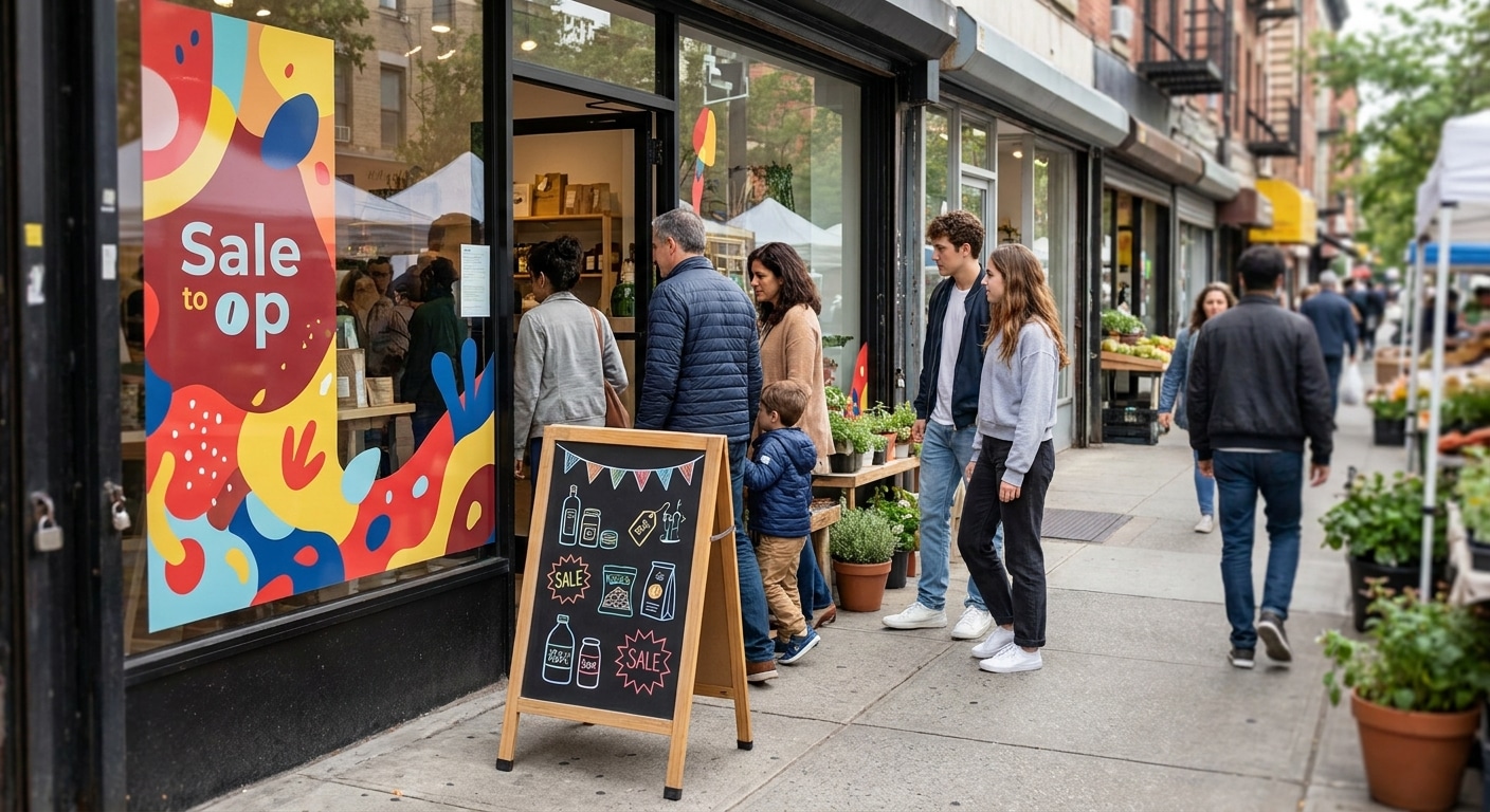 เพิ่มยอดขายหน้าร้านด้วยป้ายโฆษณาและสติ๊กเกอร์ ฉบับ SME - boost-offline-sales-print-marketing