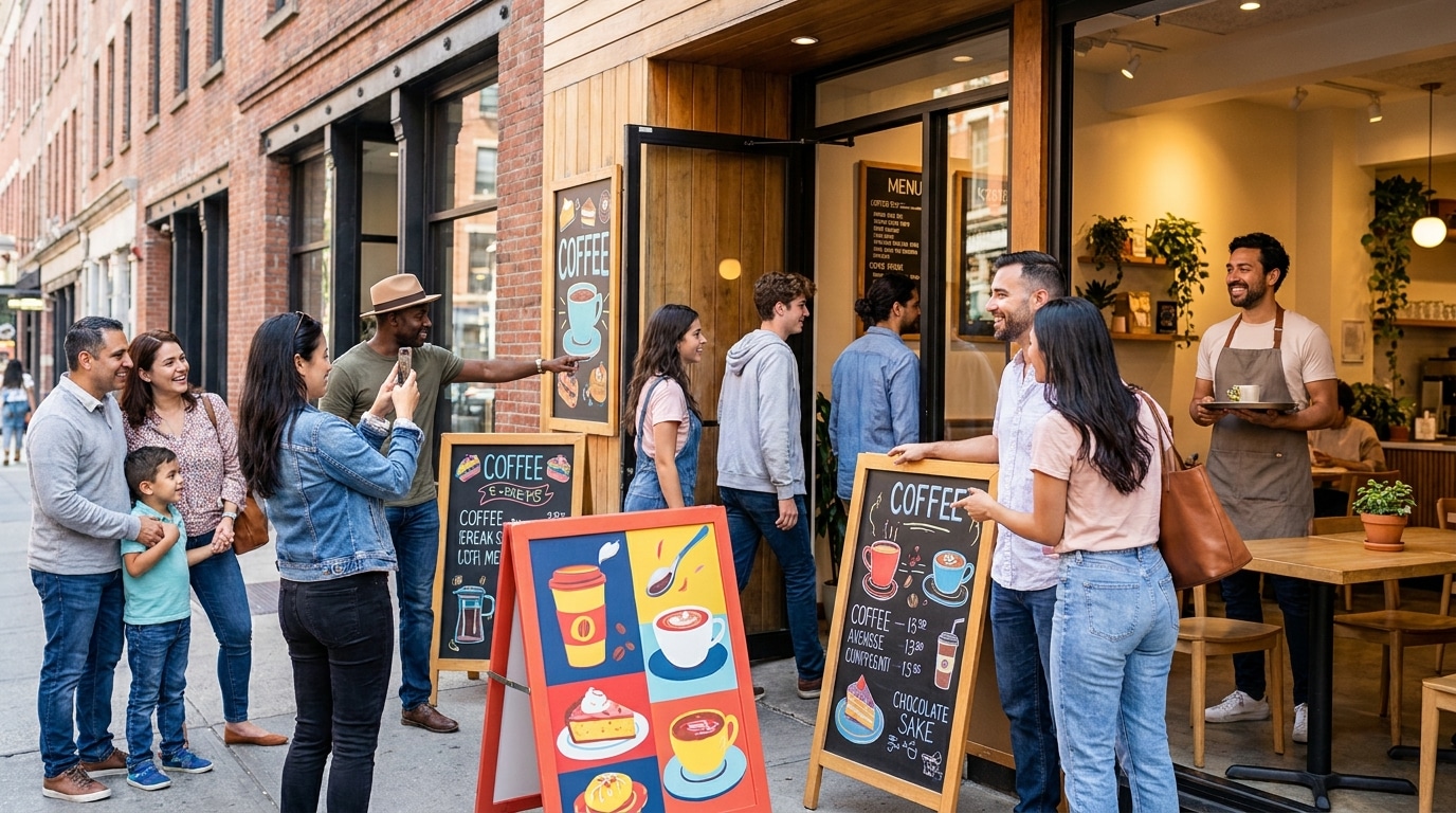 กลยุทธ์เพิ่มยอดขายหน้าร้าน ด้วยป้ายและสื่อสิ่งพิมพ์ - boost-offline-sales-printing