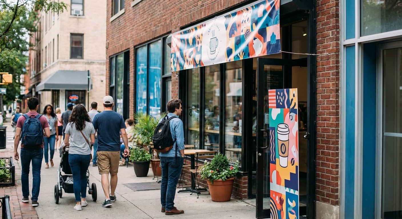 เพิ่มยอดขายหน้าร้านด้วยป้ายไวนิลและสแตนดี้ ฉบับ SME - boost-sales-vinyl-standee-signage