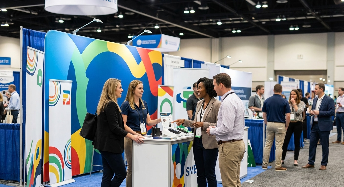 จัดบูธแสดงสินค้าให้ปัง! รวมลิสต์สื่อสิ่งพิมพ์ที่ SME ต้องมี - booth-exhibition-printing-checklist