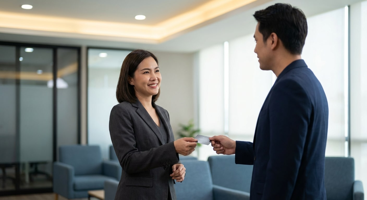 เทคนิคออกแบบนามบัตรให้ดูโปร สร้างความน่าเชื่อถือให้ SME - business-card-design-sme