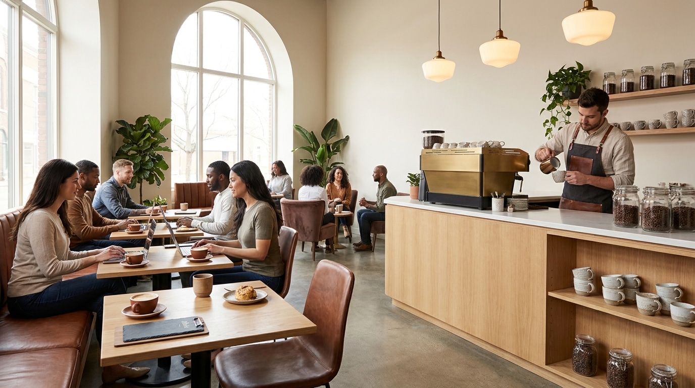 สร้างแบรนด์ร้านกาแฟให้ปัง! ด้วยโลโก้และเมนูสุดพรีเมียม - cafe-branding-logo-menu-design