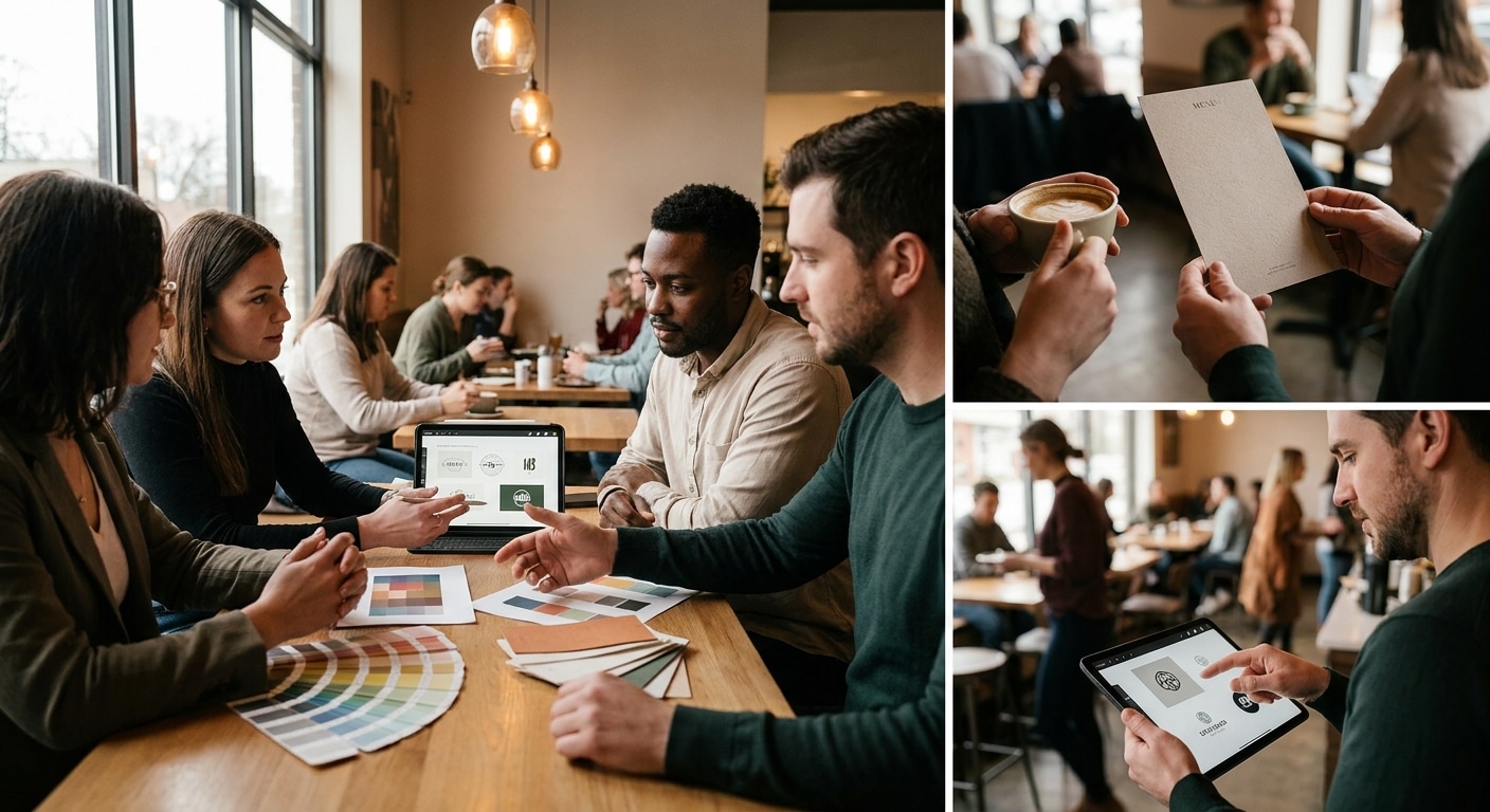 ออกแบบโลโก้และเมนูร้านกาแฟ สร้างแบรนด์ให้ปังฉบับ SME - cafe-logo-menu-branding-design