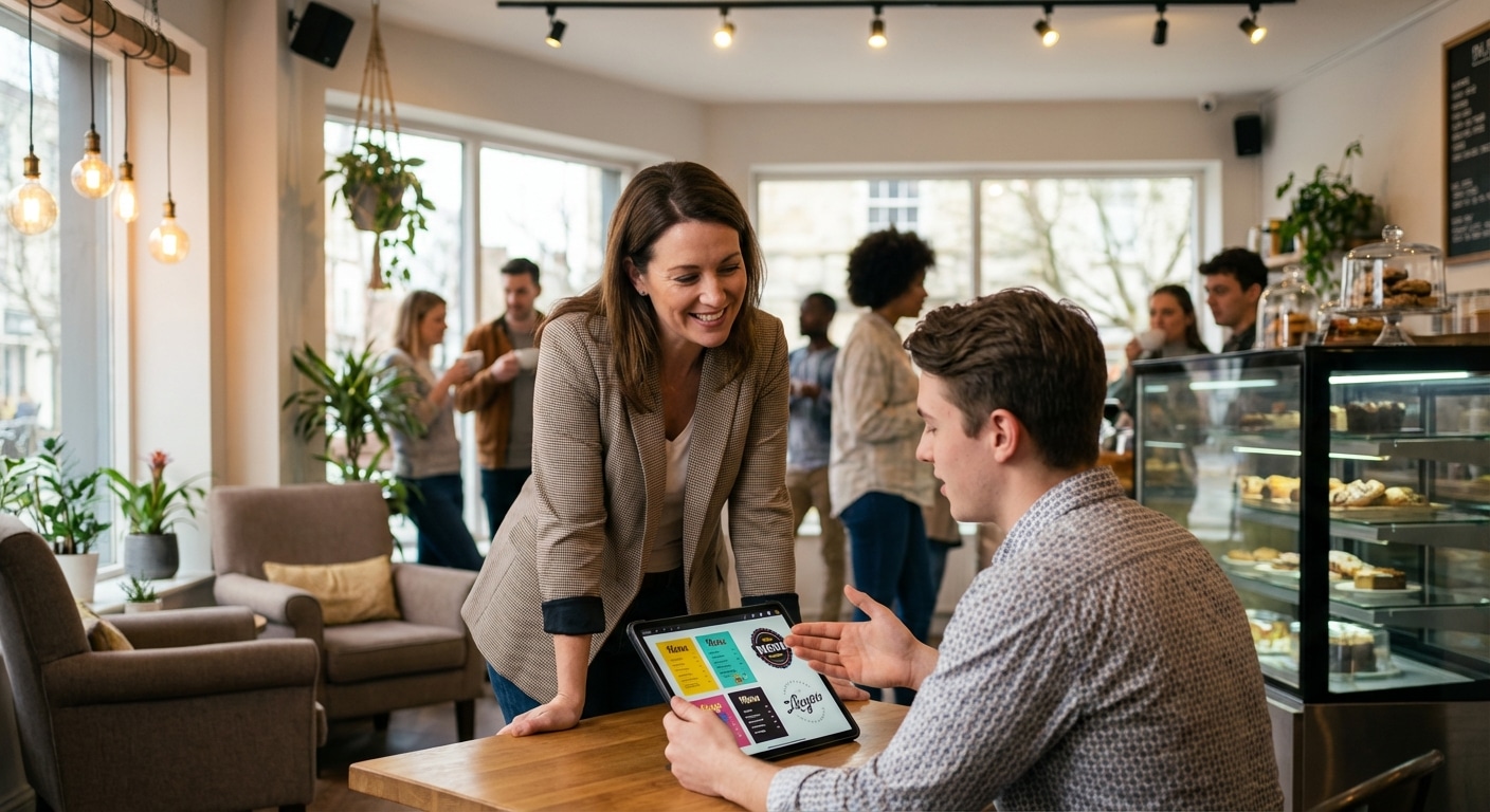 เคล็ดลับออกแบบโลโก้-เมนูคาเฟ่ 2026 ดึงดูดลูกค้า ยอดขายปัง! - cafe-logo-menu-design-2026