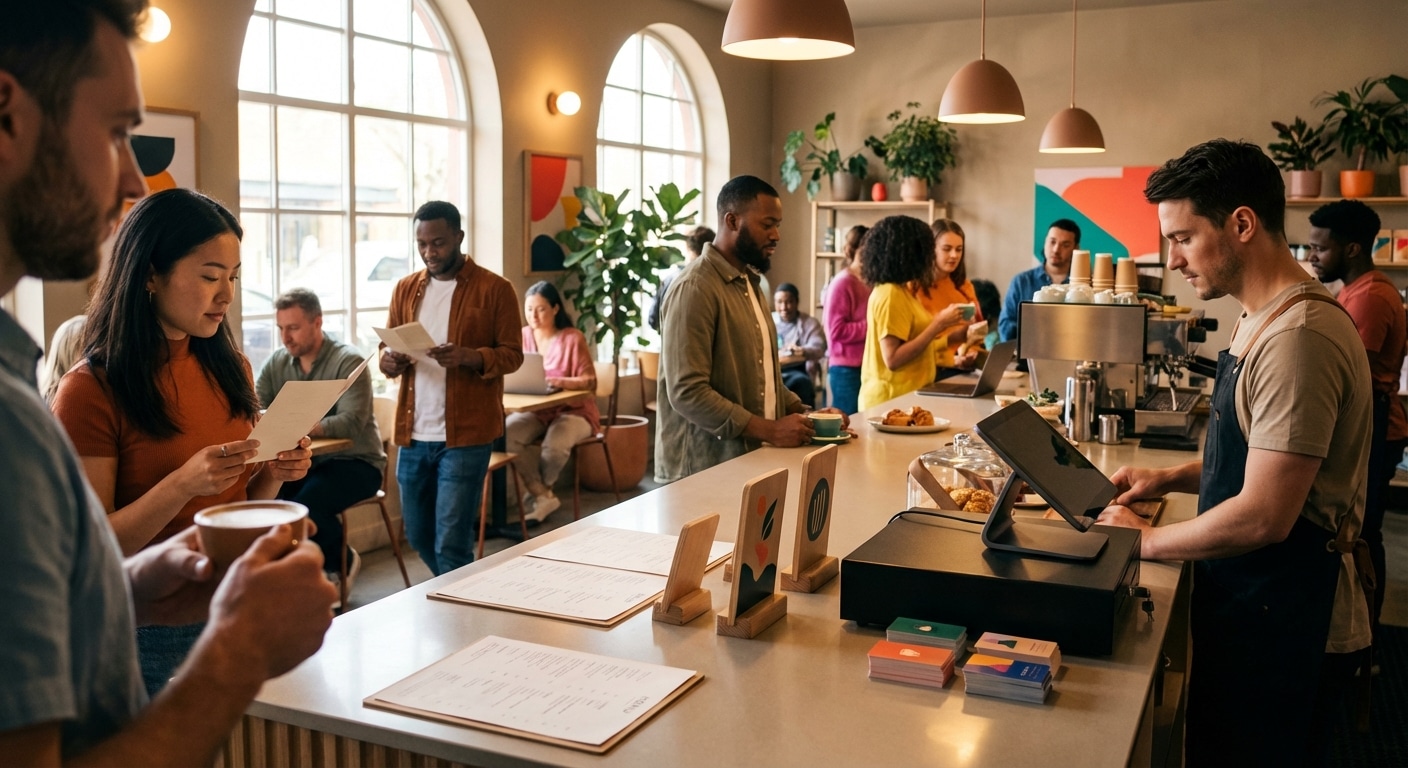 จัดโปรให้ปัง! เทคนิคใช้สื่อสิ่งพิมพ์อัปยอดขายร้านคาเฟ่ 2026 - cafe-print-marketing-tips-2026