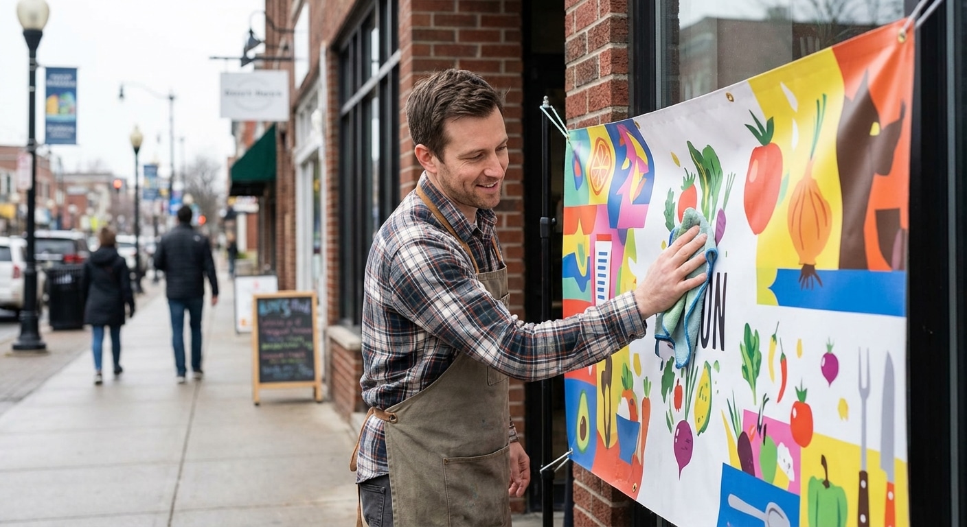 ยืดอายุป้ายโฆษณา! ทริคดูแลป้ายไวนิลและสแตนดี้ให้สีสดทนทาน - care-vinyl-standee-signage