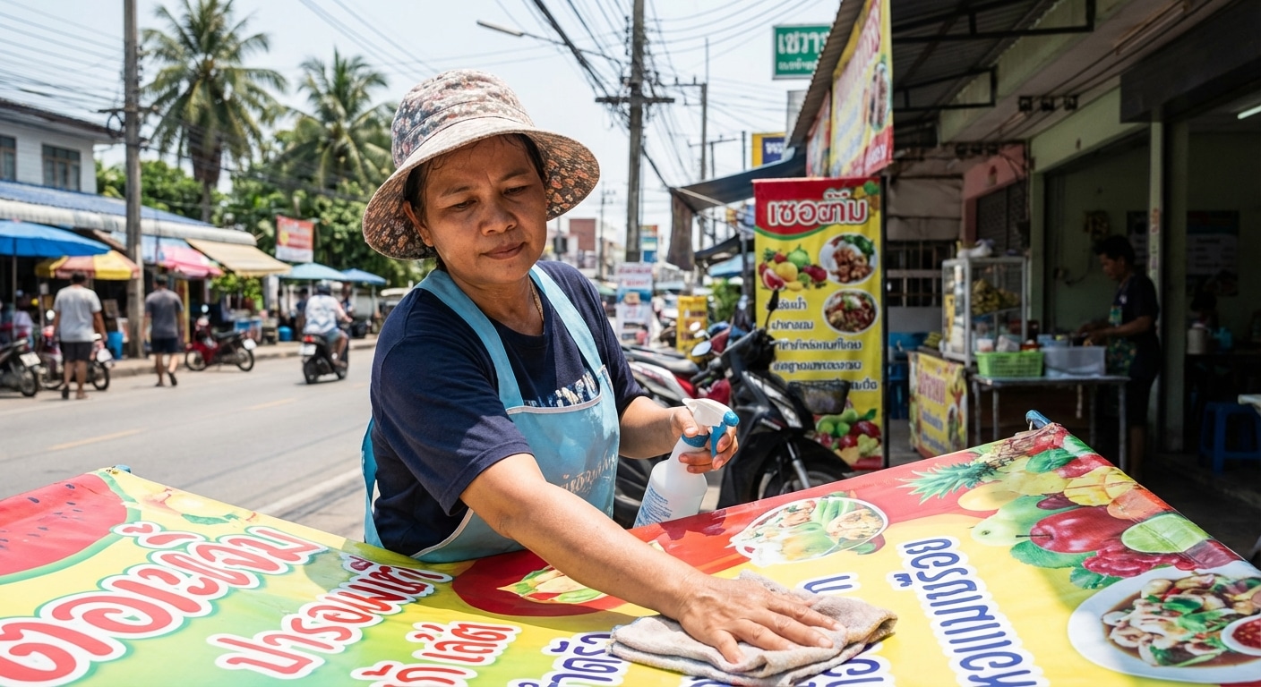 ทริคดูแลป้ายไวนิลและสติ๊กเกอร์ให้สีสดทนแดด ยืดอายุใช้งาน - care-vinyl-sticker-sign-tips