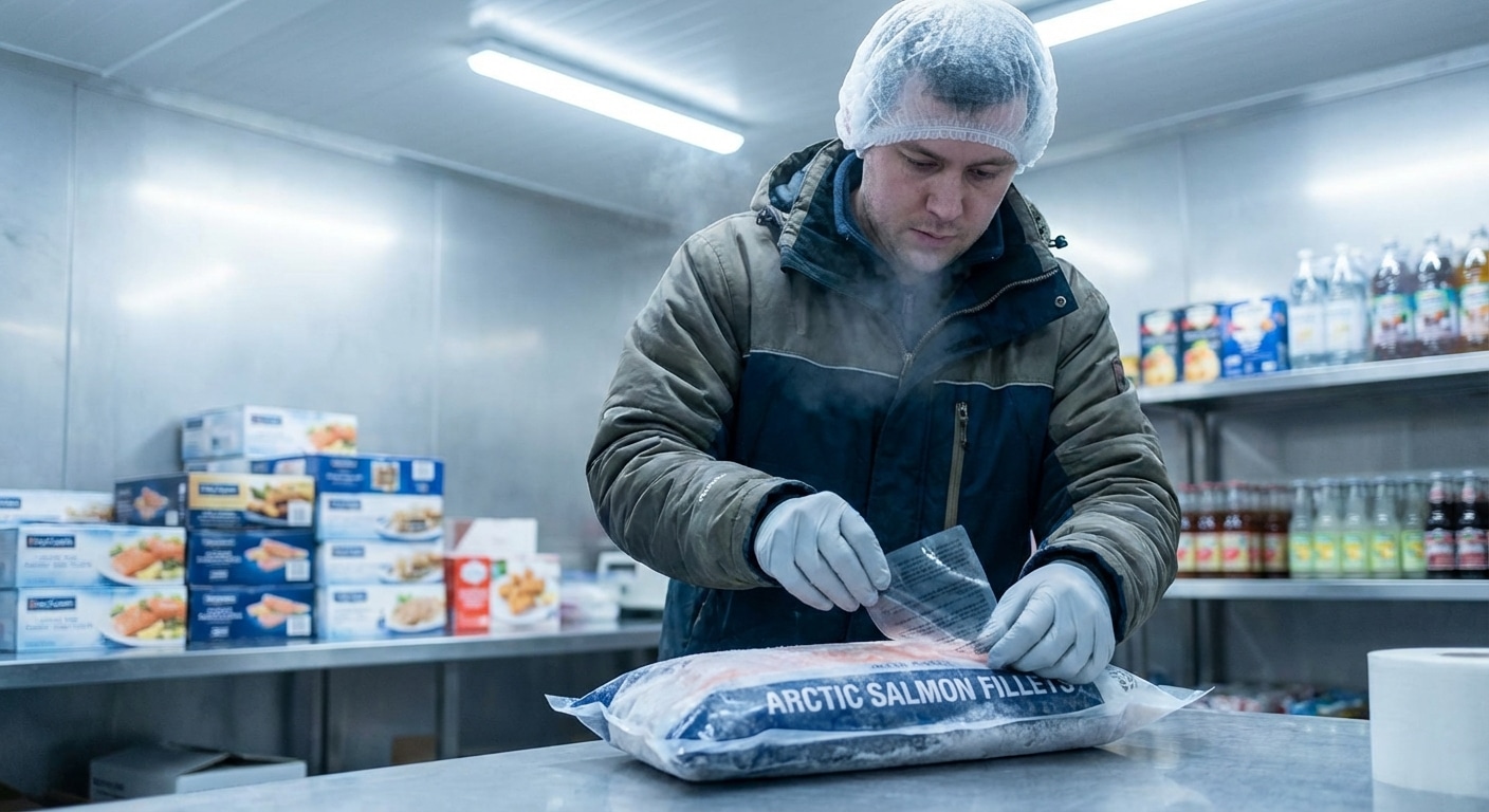 เทคนิคเลือกสติ๊กเกอร์ติดของเย็น ฉลากไม่หลุด แช่แข็งก็รอด - chilled-food-sticker-material-guide