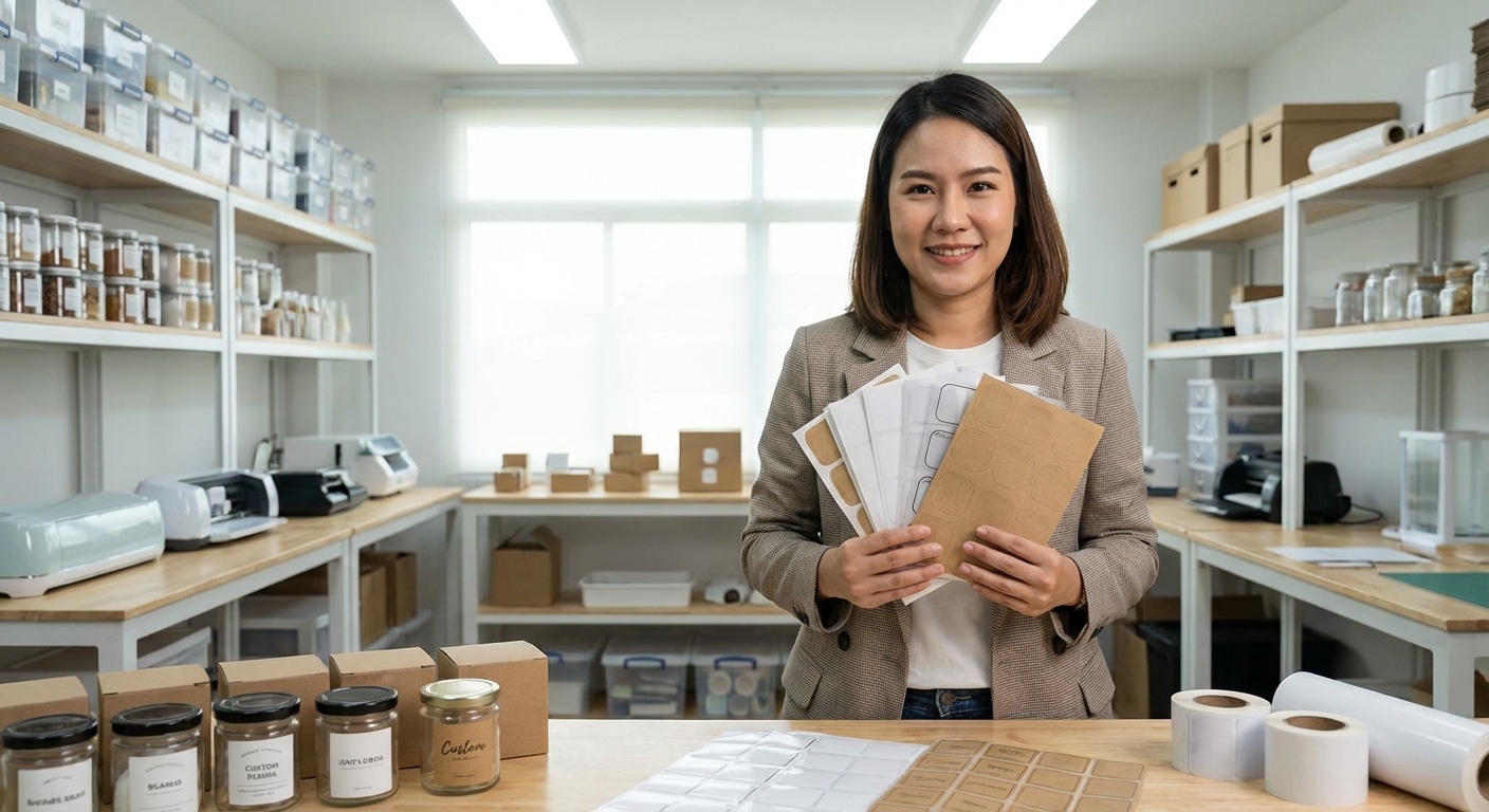 ไขข้อข้องใจ SME! พิมพ์ฉลากสินค้าใช้สติ๊กเกอร์แบบไหนดีสุด - choose-best-product-label-sticker