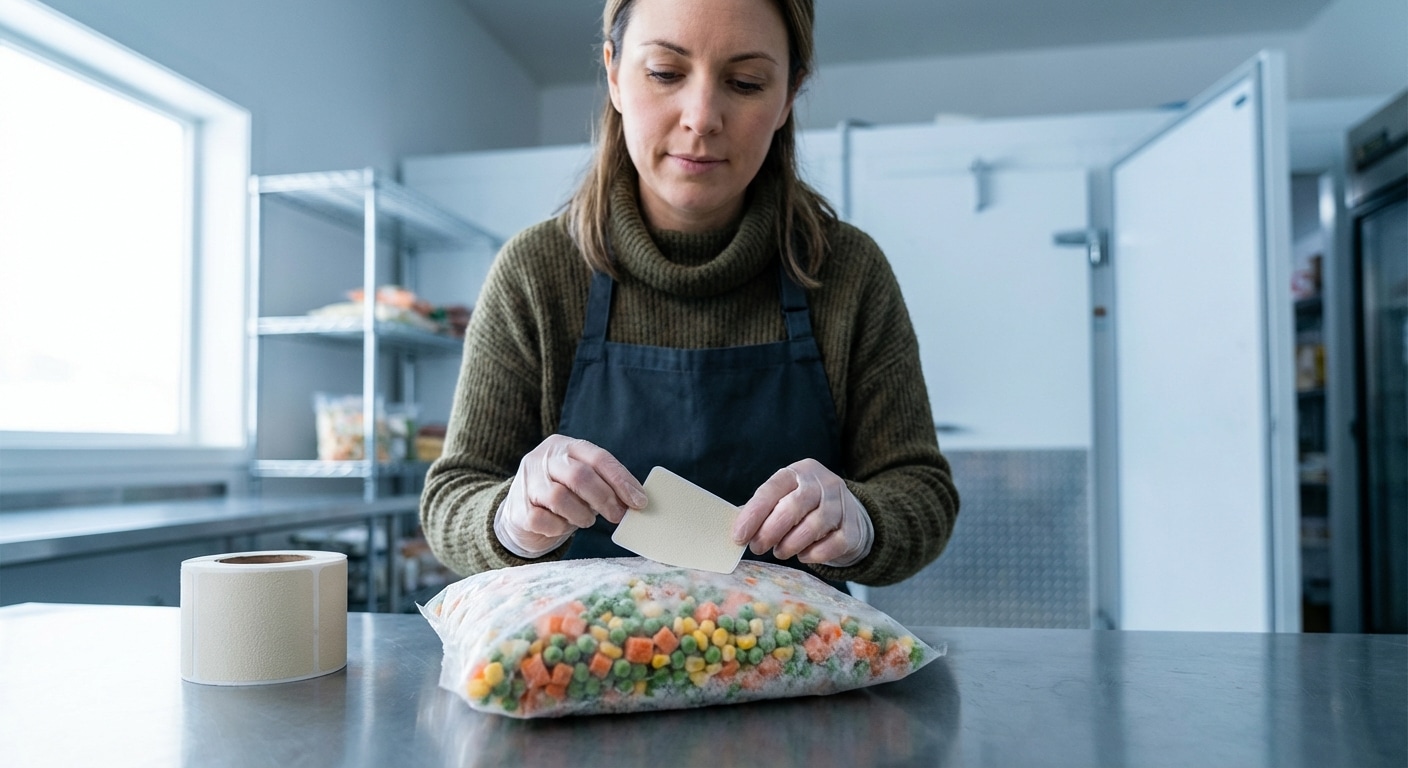 วิธีเลือกสติ๊กเกอร์ติดสินค้าแช่แข็ง ให้ติดทน ไม่ลอก - choose-frozen-food-sticker