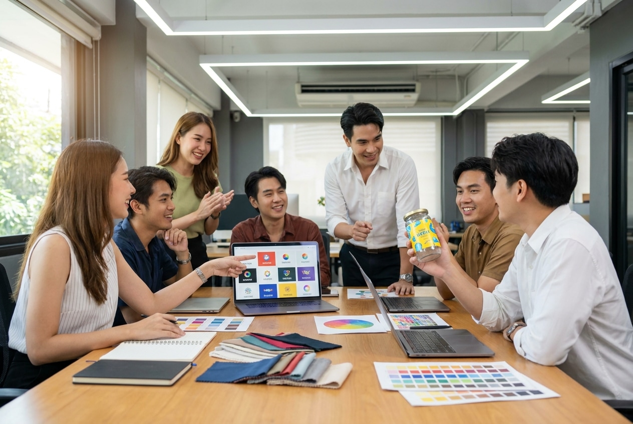 ทริคเลือกสีโลโก้และฉลากสินค้า ให้ลูกค้าจดจำตั้งแต่แรกเห็น - choose-logo-label-colors