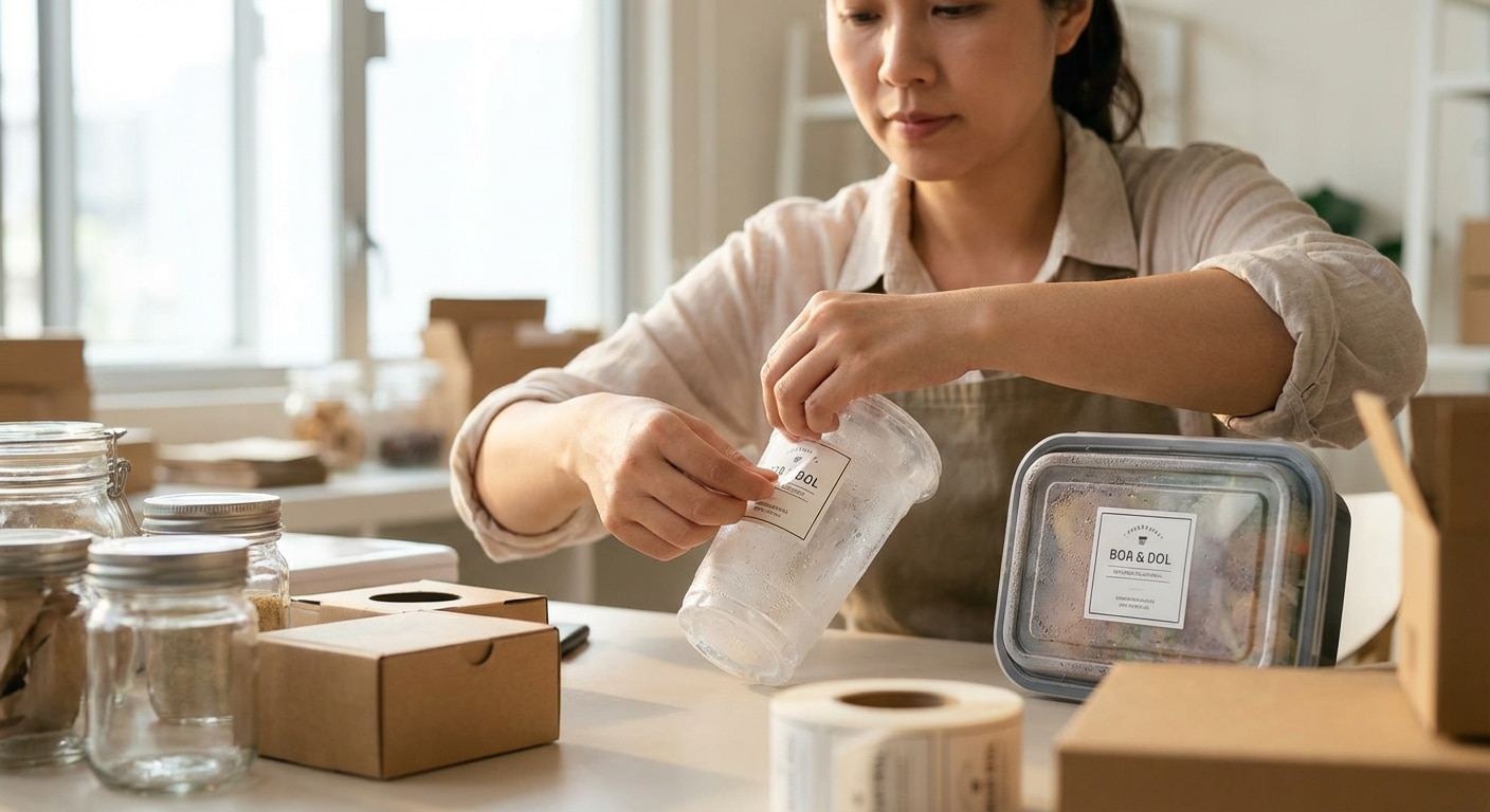 เลือกสติ๊กเกอร์ฉลากสินค้าอย่างไร ให้ติดแน่นทนน้ำไม่ลอก - choose-right-product-sticker