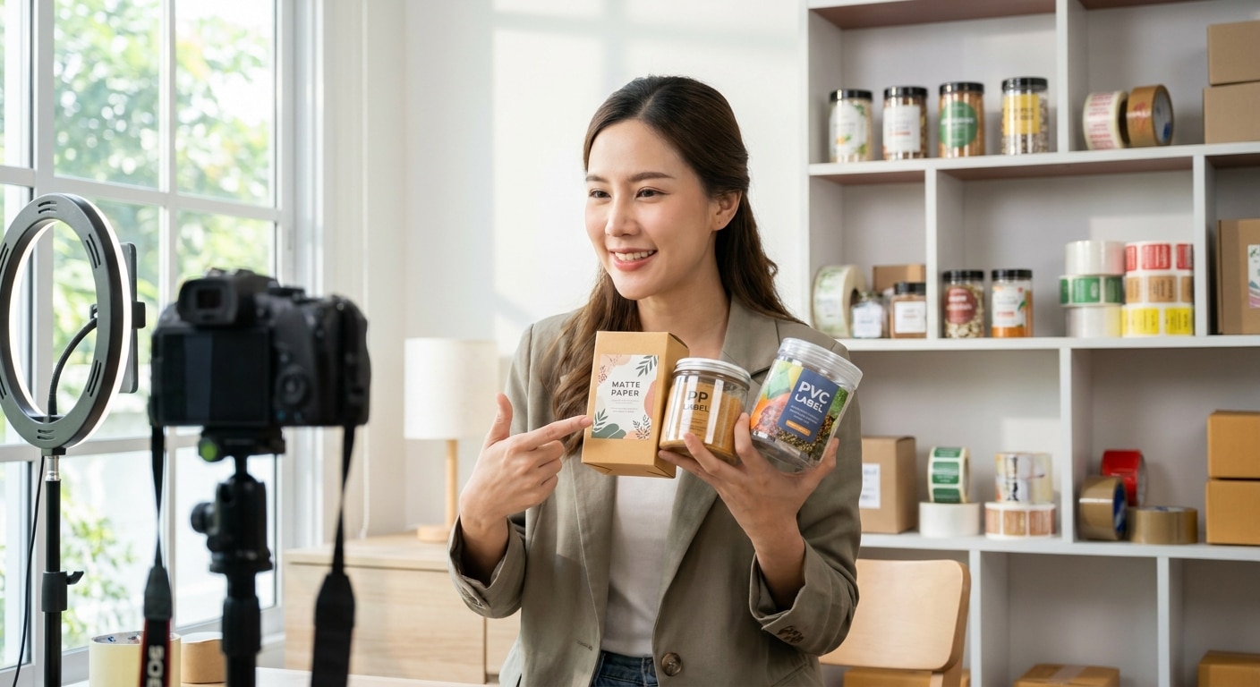 คู่มือเลือกสติ๊กเกอร์ฉลากสินค้า ให้ติดทนโดนใจ SME - choose-right-sticker-label-guide
