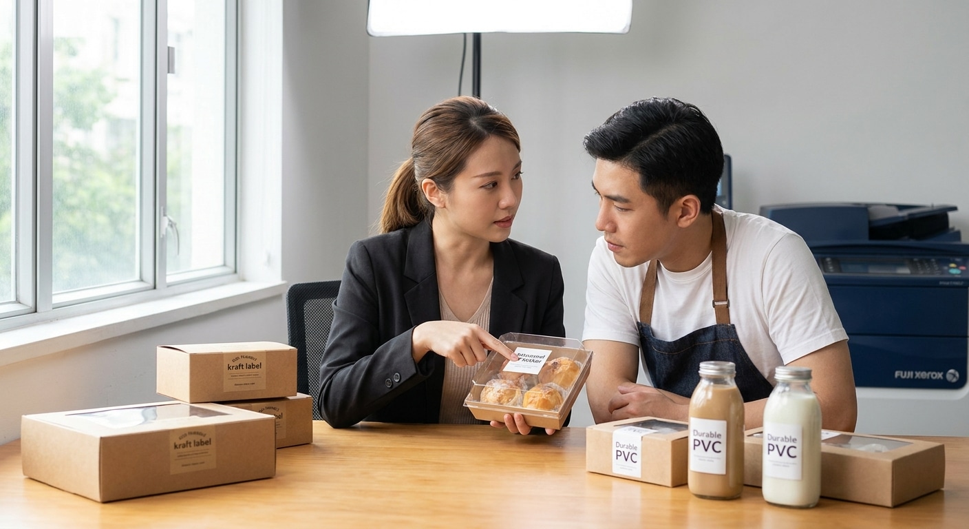 เลือกสติ๊กเกอร์ฉลากสินค้าอย่างไรให้ติดทน ไม่ลอกร่อน? - choose-right-sticker-label-material